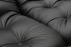  Jean Gillion Brazilian Modern Leather Sofa in Rosewood Leather by Jean Gillon 1970s - 4635955