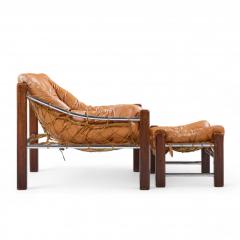  Jean Gillion Jean Gillon for Italma Amazonas Mid Century Lounge Chair and Ottoman - 4358260