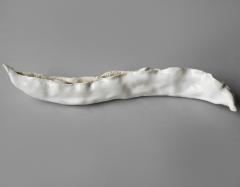  Jean Paul Gourdon SCULPTURE OF A BROAD BEAN POD SPLIT OPEN TO REVEAL THE BEANS - 3950406