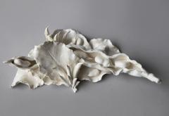  Jean Paul Gourdon SCULPTURE OF AN ENSEMBLE OF BEANS AND PEAS ON A BED OF LEAVES  - 3950409