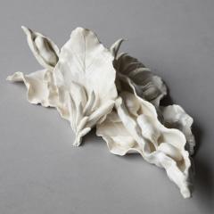  Jean Paul Gourdon SCULPTURE OF AN ENSEMBLE OF BEANS AND PEAS ON A BED OF LEAVES  - 3950428