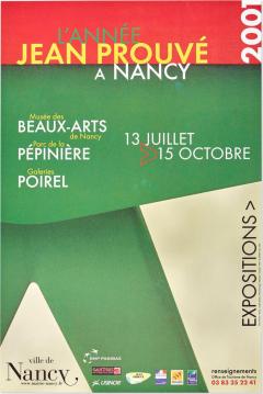  Jean Prouv Re Editions Jean Prouv Exhibition Posters set of Five Important Provenance 1982 2001 - 4221484