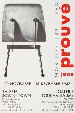  Jean Prouv Re Editions Jean Prouv Exhibition Posters set of Five Important Provenance 1982 2001 - 4224134