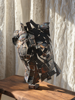  Jeanne d Arc Welded Steel Sculpture J zsef Szab Trash Works Industrial 2024 - 4796776