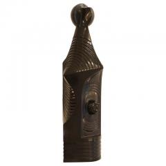  Jef Goris 1970s Black Sculpture In Dark Black Mazy Marble Signed By Jef Goris - 1714662