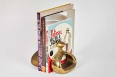  Jenfred Ware 1950s Ben Seibel Stirrup Bookends in Brass for Jenfred Ware - 1672718