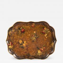  Jennens Bettridge FINE 19TH CENTURY PAPIER MACHE TRAY BY JENNINGS BETTRIDGE LONDON - 1852510