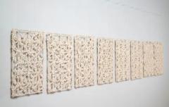  Joanna Poag Joanna Poag Binding Time Lattice Structure w Quatrefoil Wall Panel Sculptures - 3539402
