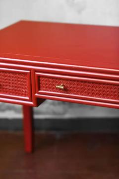  John Elinor McGuire China red lacquered desk Elinor and John McGuire for Lyda Levi - 3575181