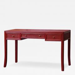  John Elinor McGuire China red lacquered desk Elinor and John McGuire for Lyda Levi - 3601299