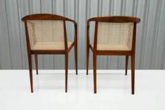  John Grazier Brazilian Modern Armchairs in Hardwood Cane by John Graz 1950s Brazil - 3186880