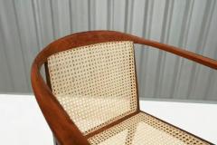  John Grazier Brazilian Modern Armchairs in Hardwood Cane by John Graz 1950s Brazil - 3186983