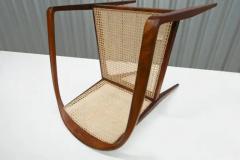  John Grazier Brazilian Modern Armchairs in Hardwood Cane by John Graz 1950s Brazil - 3187004