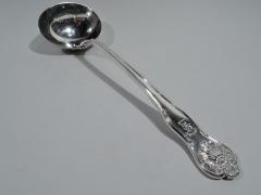  John Henry Lias English Victorian Georgian Queen Sterling Silver Soup Ladle - 3750189