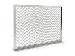 John Lyle Design Chevron Fire Screen - 4683537