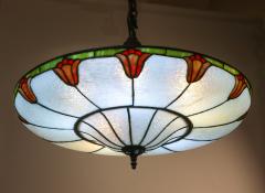  John Morgan Sons Chandelier With Tulip Motif - 4579249