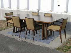  John Widdicomb Co Dining Table with Six Chairs by T H Robsjohn Gibbings for Widdicomb - 112949