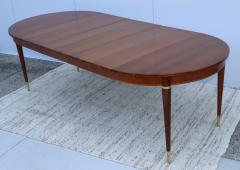  John Widdicomb Co Widdicomb Furniture Co 1950s John Widdicomb Cherry wood And Brass Oval Dining Table - 3118106