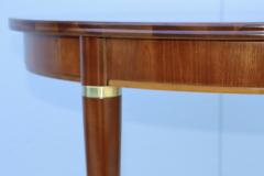  John Widdicomb Co Widdicomb Furniture Co 1950s John Widdicomb Cherry wood And Brass Oval Dining Table - 3118107