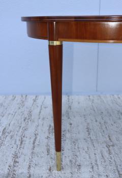  John Widdicomb Co Widdicomb Furniture Co 1950s John Widdicomb Cherry wood And Brass Oval Dining Table - 3118108