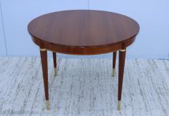  John Widdicomb Co Widdicomb Furniture Co 1950s John Widdicomb Cherry wood And Brass Oval Dining Table - 3118114