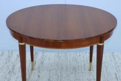  John Widdicomb Co Widdicomb Furniture Co 1950s John Widdicomb Cherry wood And Brass Oval Dining Table - 3118116