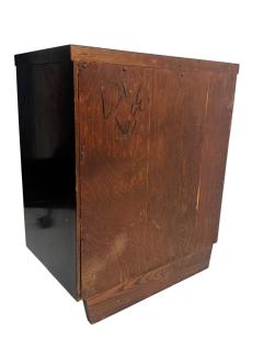  John Widdicomb Co Widdicomb Furniture Co ART DECO NIGHTSTAND WITH LUCITE BRASS HANDLE BY WIDDICOMB - 4737607