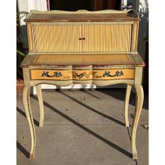  John Widdicomb Co Widdicomb Furniture Co Antique Louis XV Style Chinoiserie Petite Secretary Desk W Tambour Doors - 3413768