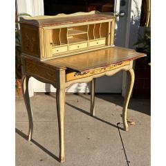  John Widdicomb Co Widdicomb Furniture Co Antique Louis XV Style Chinoiserie Petite Secretary Desk W Tambour Doors - 3413769