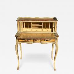  John Widdicomb Co Widdicomb Furniture Co Antique Louis XV Style Chinoiserie Petite Secretary Desk W Tambour Doors - 3414547