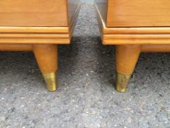  John Widdicomb Co Widdicomb Furniture Co Handsome Pair Asian Style John Widdicomb Bachelors Chests Mid Century Modern - 2707605