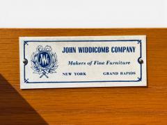  John Widdicomb Co Widdicomb Furniture Co John Widdicomb Chests of Drawers Walnut Brass USA 1960s - 4504784