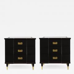  John Widdicomb Co Widdicomb Furniture Co John Widdicomb Ebonized Cherry Night Stands - 2133473