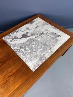  John Widdicomb Co Widdicomb Furniture Co John Widdicomb Marble and Walnut Coffee Table Robsjohn Gibbings Style - 3605340