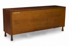  John Widdicomb Co Widdicomb Furniture Co John Widdicomb Mid Century American Modern Walnut and Bronze Dresser - 4273766