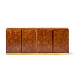  John Widdicomb Co Widdicomb Furniture Co John Widdicomb Mid Century Burlwood and Brass Credenza - 4684898