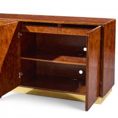  John Widdicomb Co Widdicomb Furniture Co John Widdicomb Mid Century Burlwood and Brass Credenza - 4684905