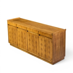  John Widdicomb Co Widdicomb Furniture Co John Widdicomb Mid Century Walnut Clover Credenza - 4691554
