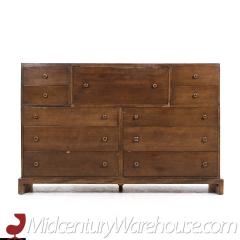  John Widdicomb Co Widdicomb Furniture Co John Widdicomb Mid Century Walnut Double Dresser Secretary Desk - 3689712