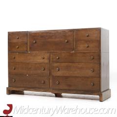  John Widdicomb Co Widdicomb Furniture Co John Widdicomb Mid Century Walnut Double Dresser Secretary Desk - 3689713