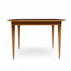  John Widdicomb Co Widdicomb Furniture Co John Widdicomb Mid Century Walnut Expanding Dining Table with 3 Leaves - 4251613