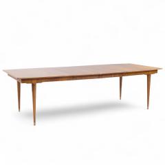  John Widdicomb Co Widdicomb Furniture Co John Widdicomb Mid Century Walnut Expanding Dining Table with 3 Leaves - 4251618