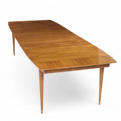  John Widdicomb Co Widdicomb Furniture Co John Widdicomb Mid Century Walnut Expanding Dining Table with 3 Leaves - 4251619
