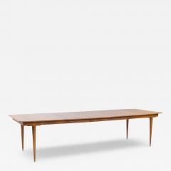  John Widdicomb Co Widdicomb Furniture Co John Widdicomb Mid Century Walnut Expanding Dining Table with 3 Leaves - 4252920