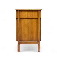  John Widdicomb Co Widdicomb Furniture Co John Widdicomb Mid Century Walnut and Brass Credenza with Hutch - 4251599