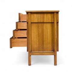  John Widdicomb Co Widdicomb Furniture Co John Widdicomb Mid Century Walnut and Brass Credenza with Hutch - 4251600