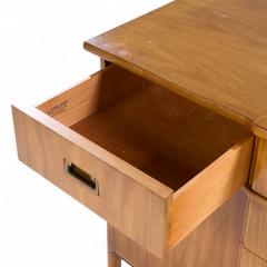  John Widdicomb Co Widdicomb Furniture Co John Widdicomb Mid Century Walnut and Brass Credenza with Hutch - 4251604