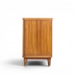  John Widdicomb Co Widdicomb Furniture Co John Widdicomb Mid Century Walnut and Brass Credenza with Hutch - 4652569