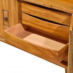  John Widdicomb Co Widdicomb Furniture Co John Widdicomb Mid Century Walnut and Brass Credenza with Hutch - 4652573