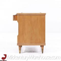  John Widdicomb Co Widdicomb Furniture Co John Widdicomb Mid Century Walnut and Brass Nightstands Pair - 3598423